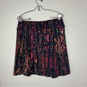 Donna Jo Skort Women Size 3 Floral Athletic Tennis Pickleball Pink Black